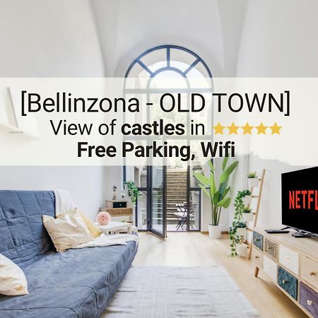 Bellinzona-Centro Storico Vista Castelli A ☆☆☆☆☆ Lejlighed Eksteriør billede
